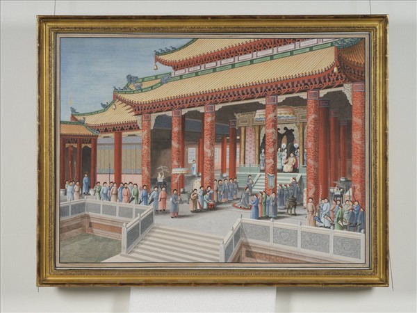 19世紀朝覲圖 框