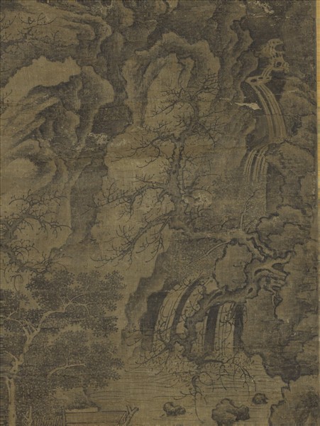 宋人秋山圖　軸