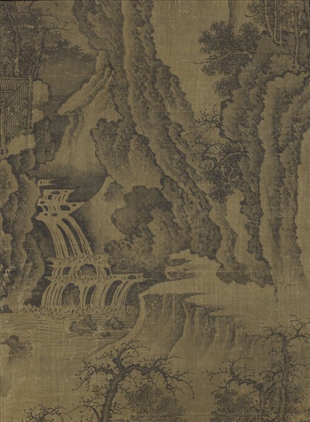 宋人秋山圖　軸