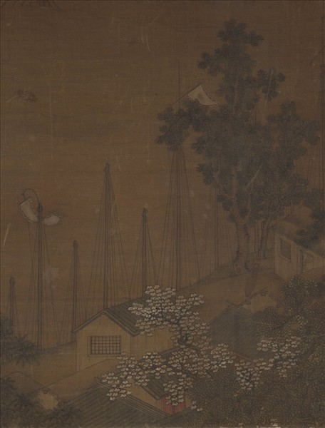 宋人運糧圖　軸