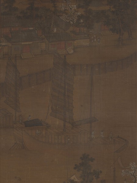 宋人運糧圖　軸