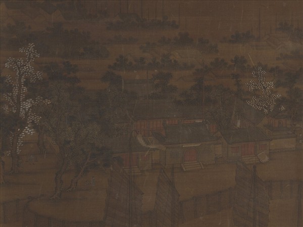 宋人運糧圖　軸