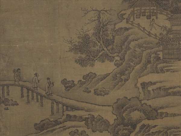 宋人畫山水　軸