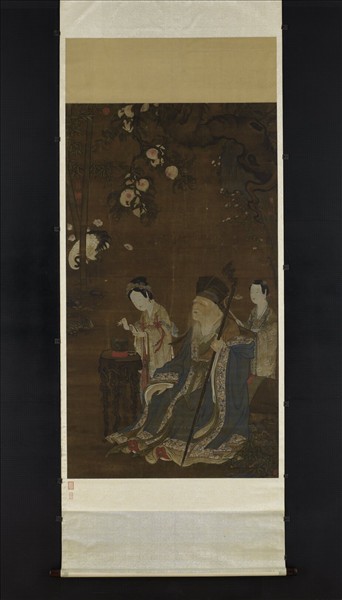 宋人畫果老仙蹤　軸