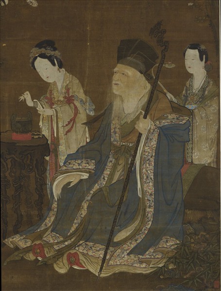 宋人畫果老仙蹤　軸