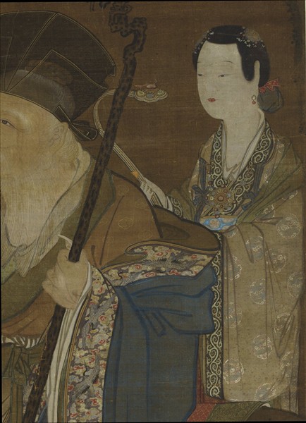 宋人畫果老仙蹤　軸