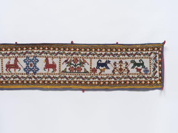 印度 動物紋珠繡掛飾