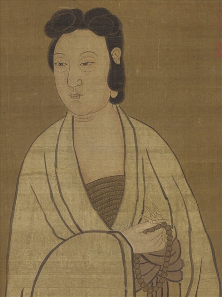 元趙孟頫魚籃大士像 　軸