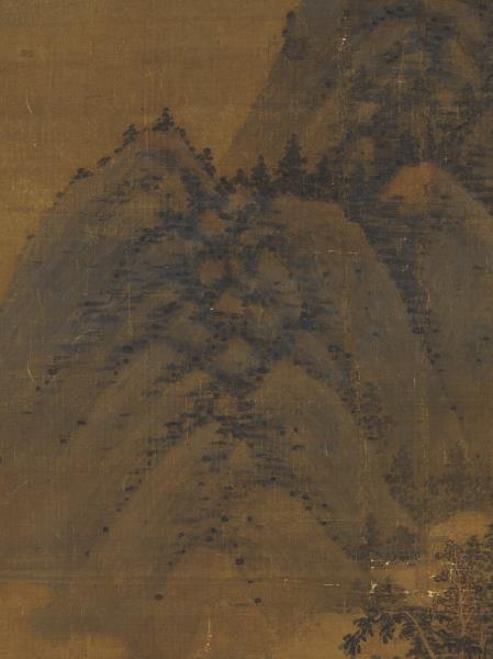 元趙雍江山放艇圖　軸