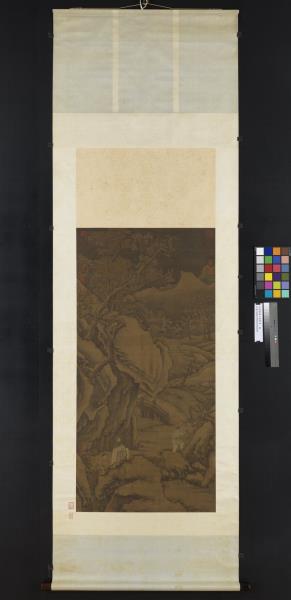 元趙雍畫小春熙景　軸