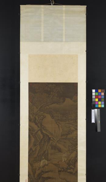 元趙雍畫小春熙景　軸