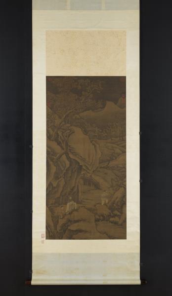 元趙雍畫小春熙景　軸