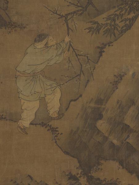 元趙雍畫小春熙景　軸