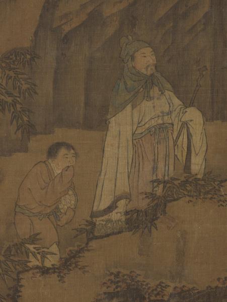 元趙雍畫小春熙景　軸