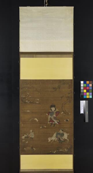 元陳仲仁百祥圖　軸