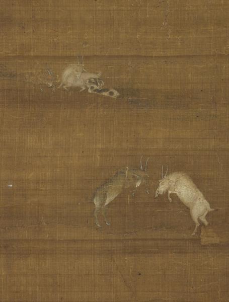 元陳仲仁百祥圖　軸