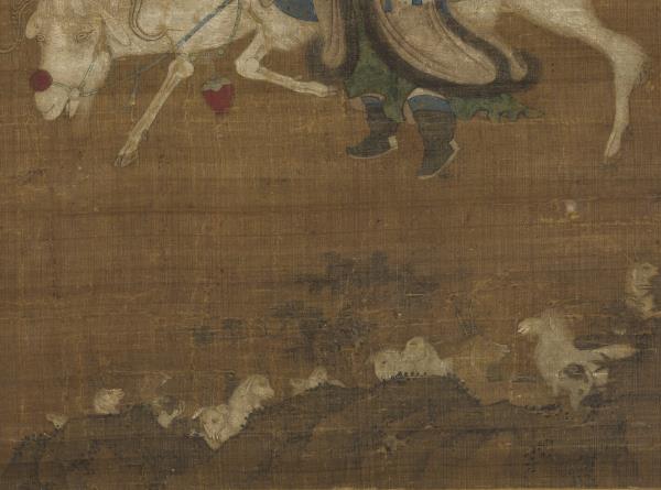 元陳仲仁百祥圖　軸