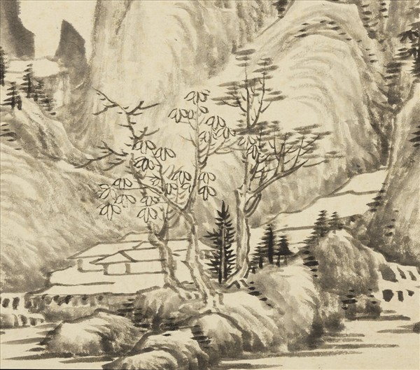 清惲向仿古　冊　臨鄭僖山水