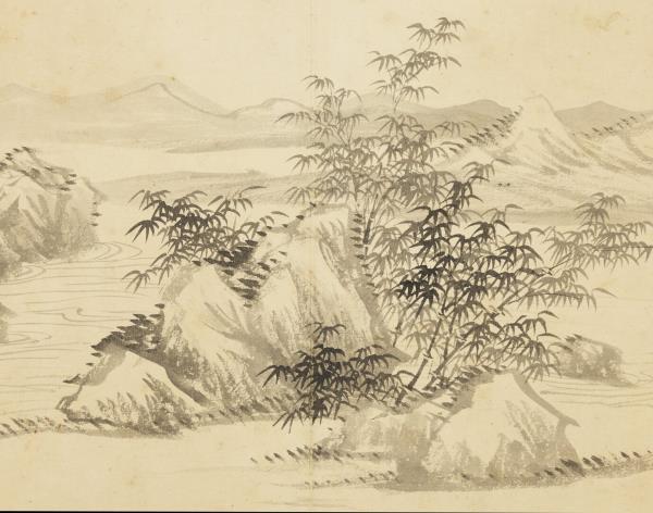 清王翬畫山水　冊　篔簹圖