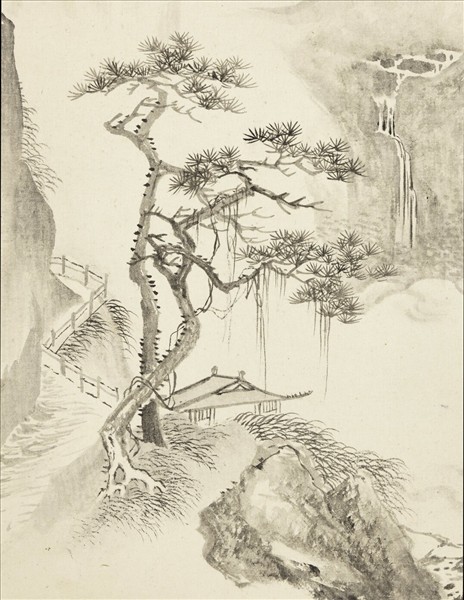 清王翬仿宋元山水　冊　倣馬和之山水