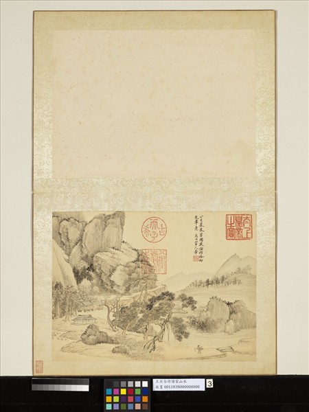 清王翬仿諸家山水　冊　倣徐賁山水