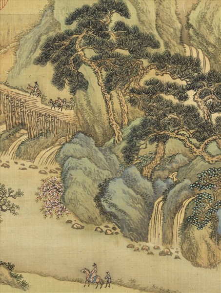 清王翬仿古山水　冊　九華秀色