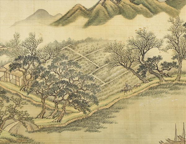 清王翬仿古山水　冊　倣趙大年山水