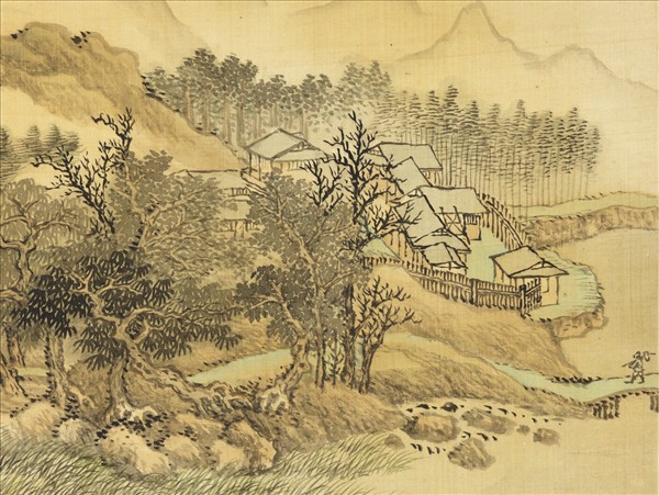 清王翬仿古山水　冊　疊巘迴溪