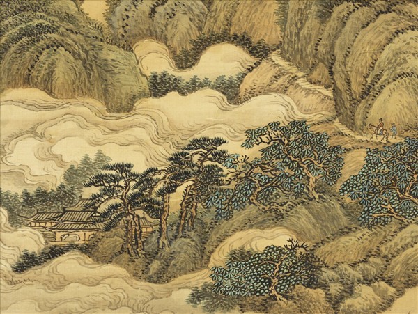 清王翬仿古山水　冊　松磴流雲