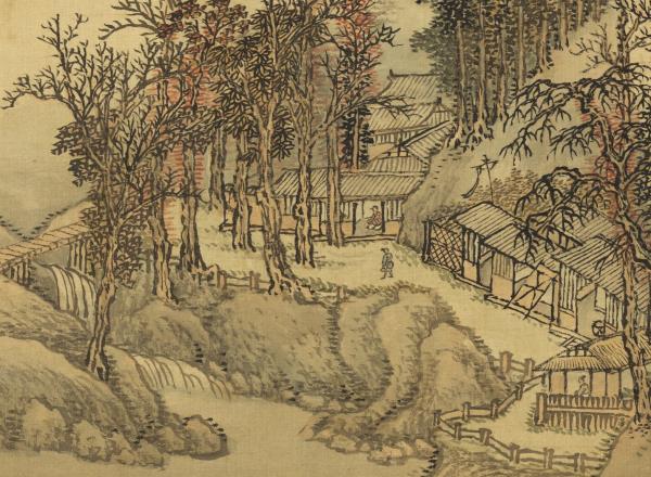 清王翬摹古山水　冊　林泉疊嶂