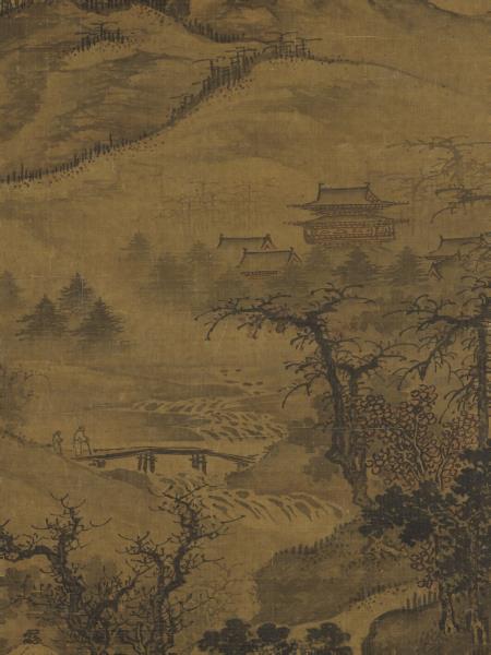 宋郭熙秋山行旅圖　軸