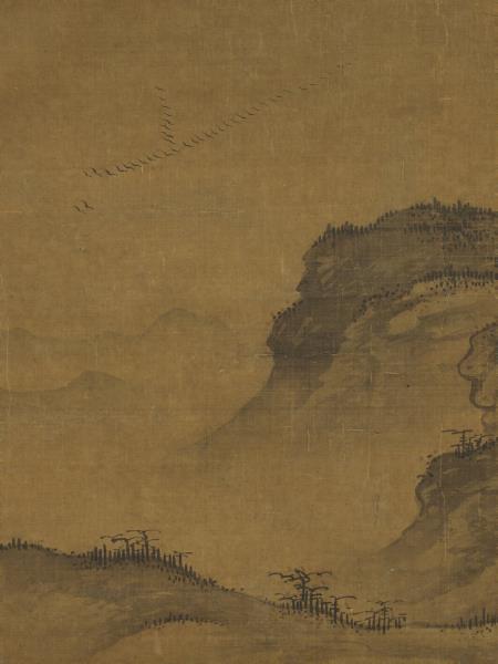 宋郭熙秋山行旅圖　軸