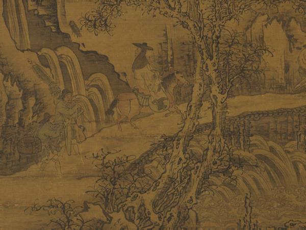 宋郭熙雪山行旅圖　軸