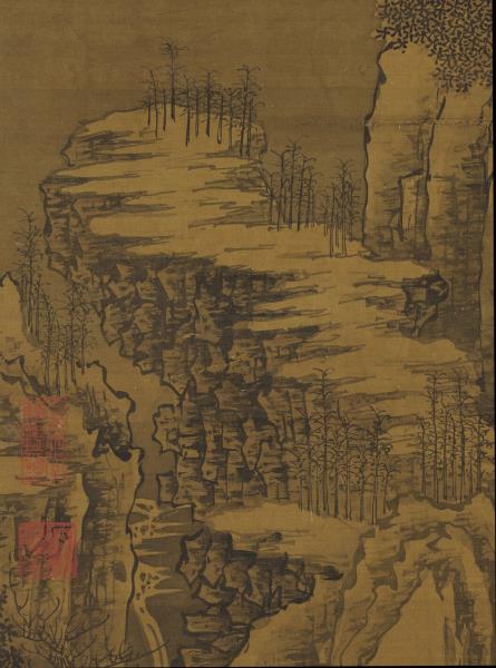 宋郭熙雪山行旅圖　軸