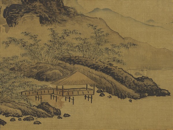 宋勾龍爽山水　軸