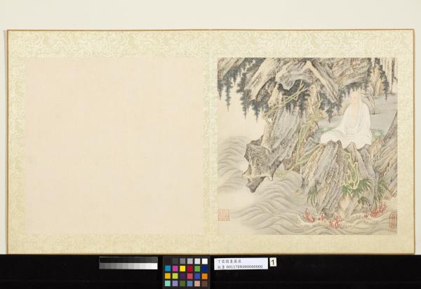 明丁雲圖羅漢　冊　羅漢（一）