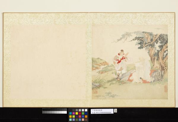 明丁雲圖羅漢　冊　羅漢（三）