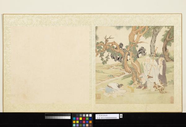 明丁雲圖羅漢　冊　羅漢（六）