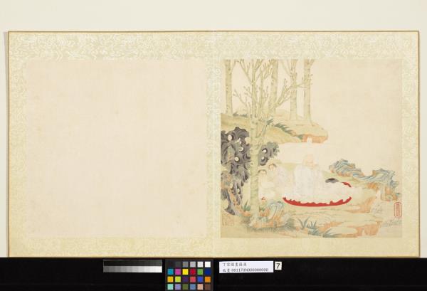 明丁雲圖羅漢　冊　羅漢（七）