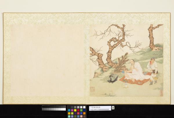 明丁雲圖羅漢　冊　羅漢（八）