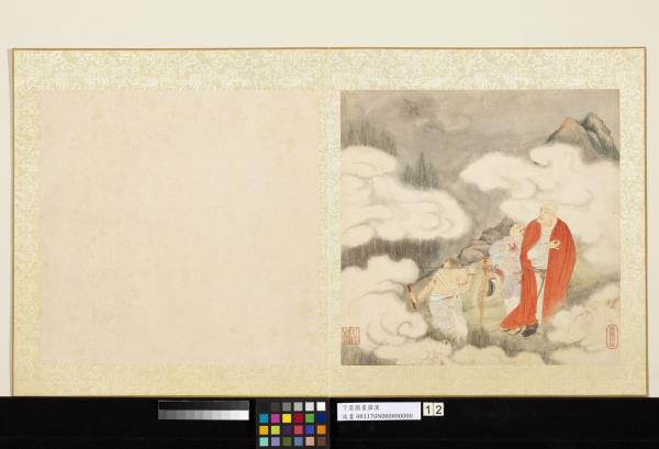 明丁雲圖羅漢　冊　羅漢（十二）