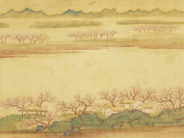 清陳字文房集錦　冊　桃花村塢