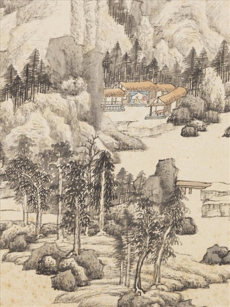 清王鑑擬各家山水　冊　倣李成山水