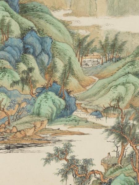 清王鑑仿古十幀　冊　倣趙孟頫山水