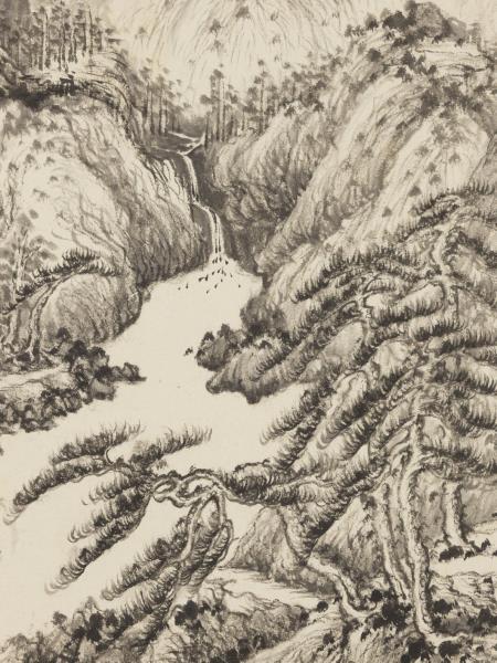 清王鑑仿古十幀　冊　臨王蒙山水