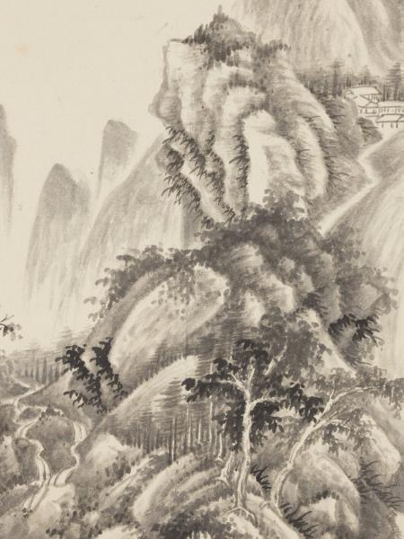 清王鑑仿古十幀　冊　臨吳鎮山水