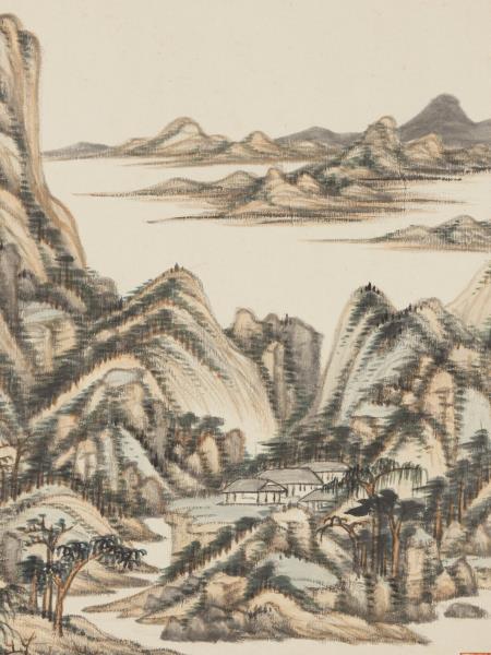 清王鑑仿古十幀　冊　倣黃公望山水