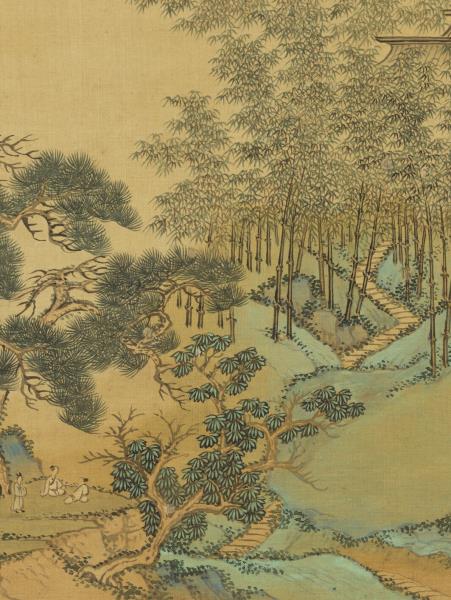 清王翬畫山水　冊　倣蕭照山水