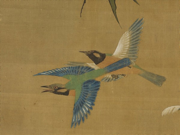 遼蕭瀜畫花鳥　軸