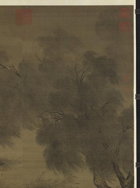 宋李迪風雨歸牧　軸